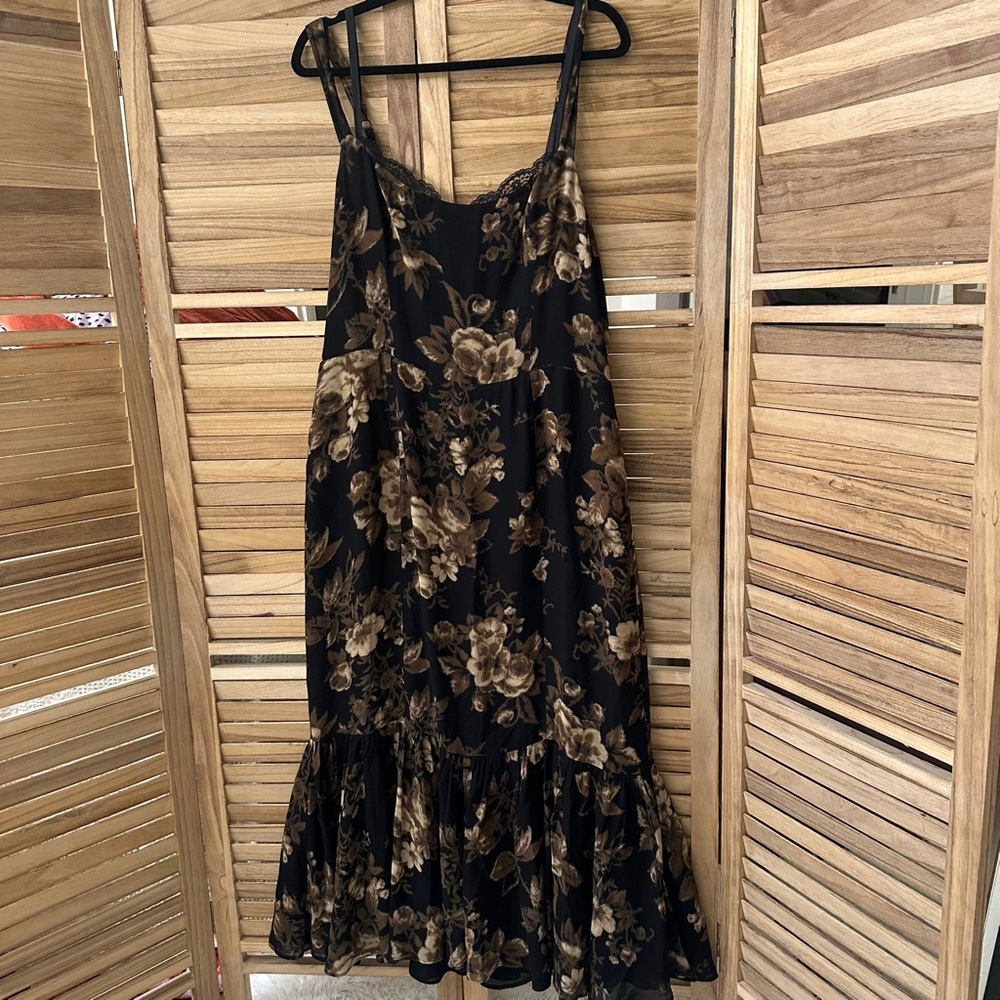 Reformation Irisa Maxi Sleveless Dress in Grand Dame size 14 - Picture 7 of 11